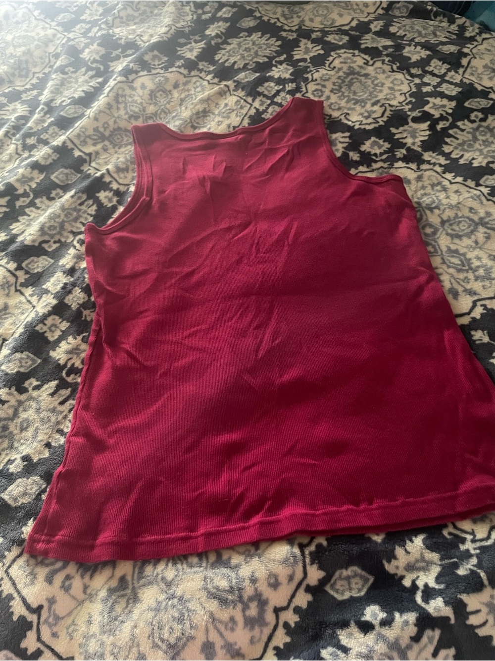 Puma Women's Raspberry Ribbed Tank - Picture 2 of 3